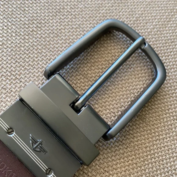 Dockers Leather Reversible Mens Belt Black/Brown - Picture 7 of 12